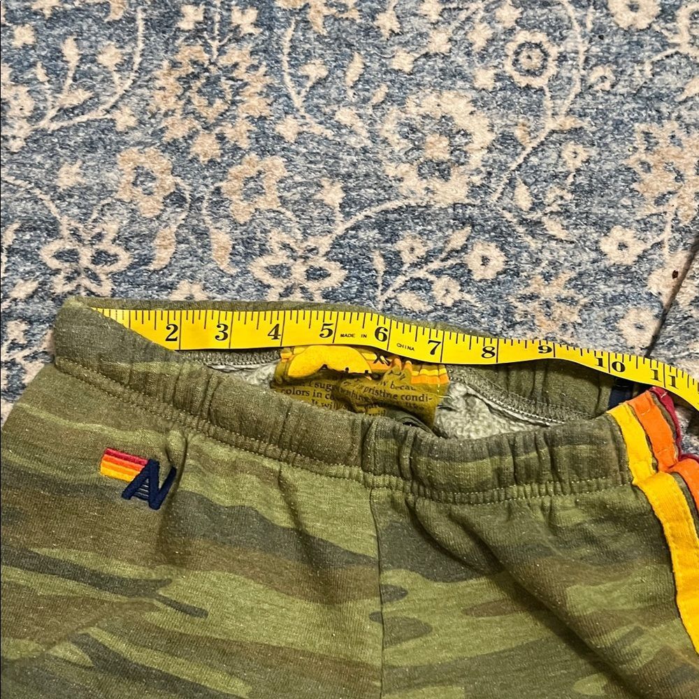 SOLD Aviator Nation Camouflage Rainbow Stripe Joggers Modern Athleisure Lounge - Picture 14 of 14
